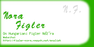 nora figler business card